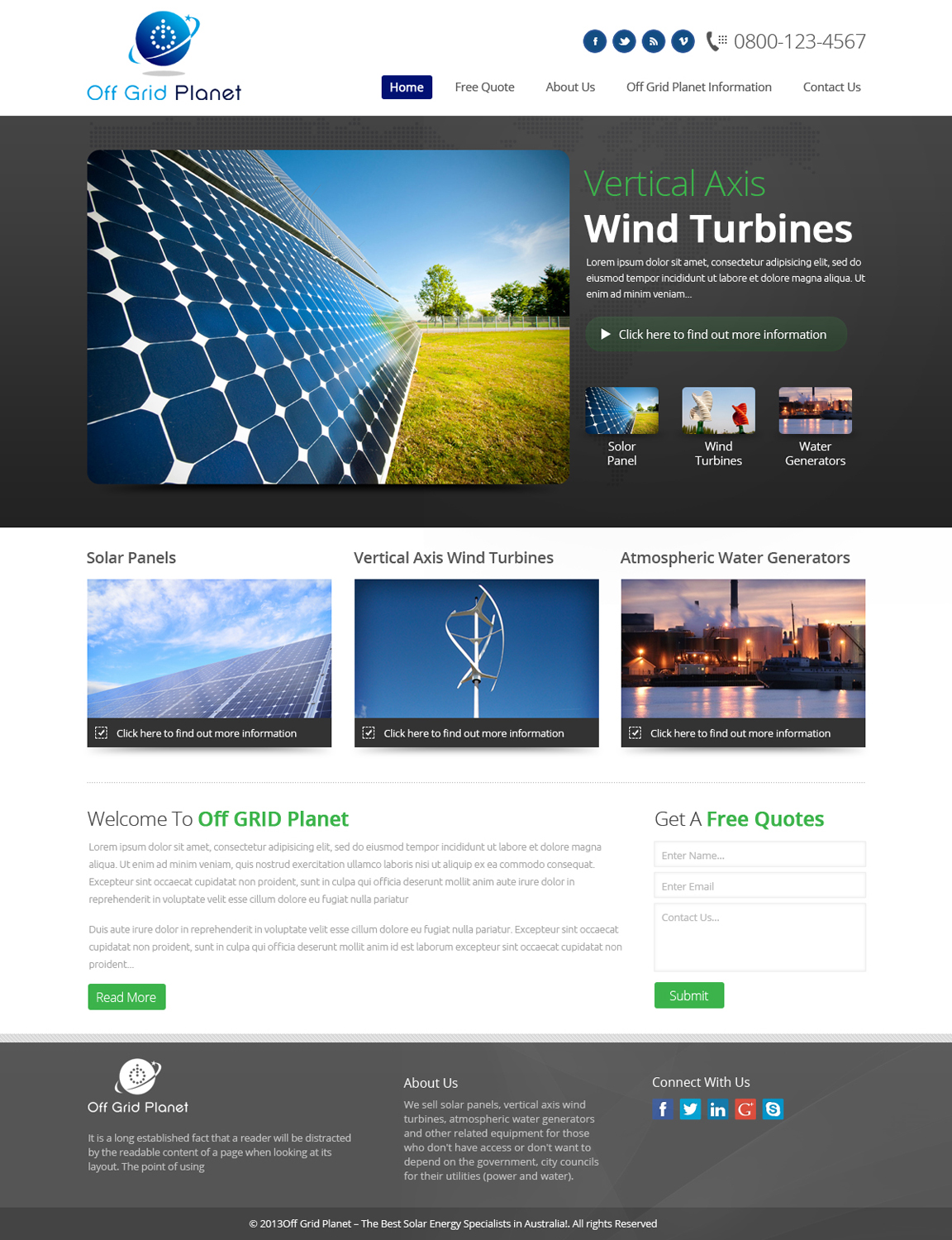 Web Design by OM for this project | Design: #2825650