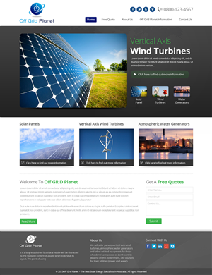 Web Design by OM for this project | Design #2825650