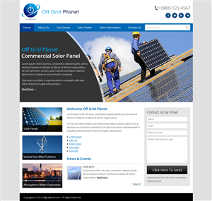 Web Design by OM for this project | Design: #2825660