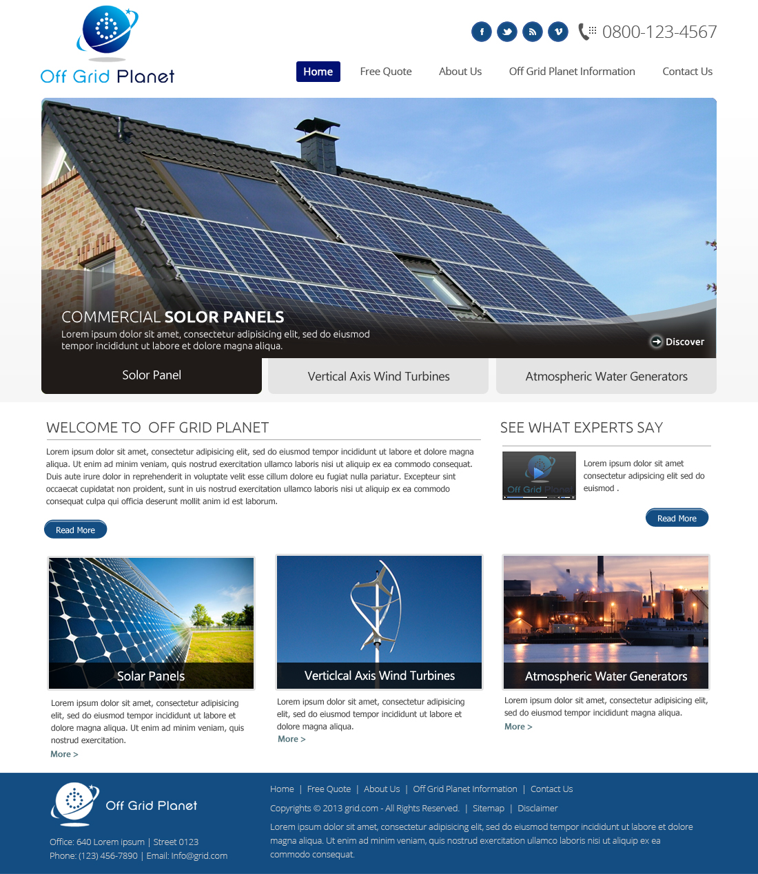Web Design by OM for this project | Design #2825665