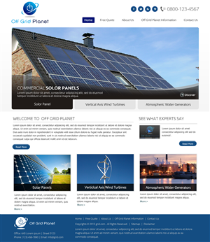 Web Design by OM for this project | Design: #2825665