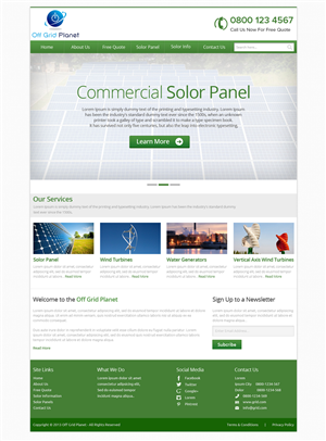 Web Design by OM for this project | Design: #2825672