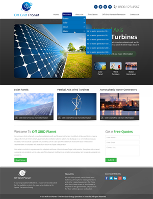 Web Design by OM for this project | Design: #3028475