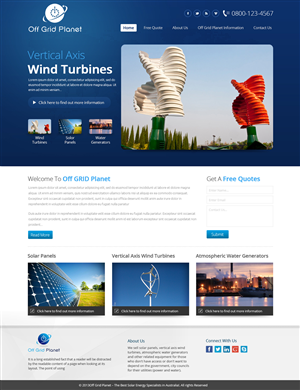 Off-Grid Planet | Web Design by OM
