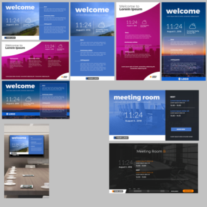 Digital Signage Mockup template | Graphic Design by MNM
