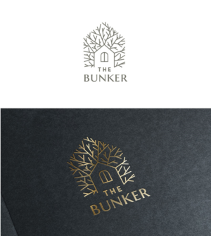The Bunker - estate graphic logo for signage, stationary, etc