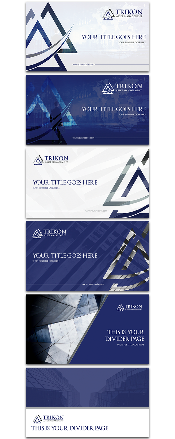 Graphic Design by Imazing for Trikon Asset Management | Design #18465104