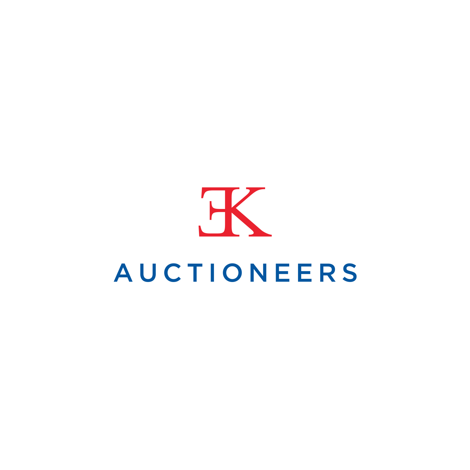 Design de Logo par VisualFlava pour EK Auctioneers | Design #18477446