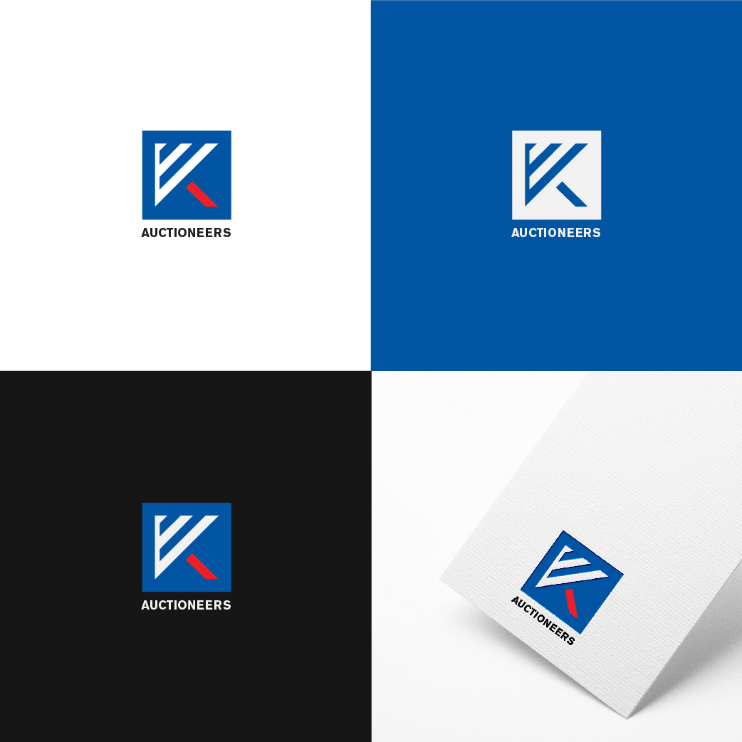 Logo Design by Mime Artworks for EK Auctioneers | Design #18598319