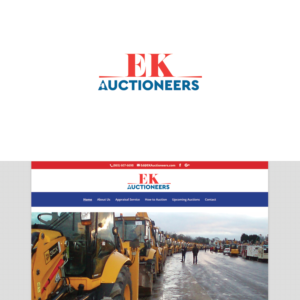 Logo Design by Balazs for EK Auctioneers | Design #18556387