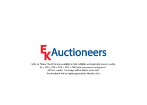 Logo Design by juie design for EK Auctioneers | Design: #18541935