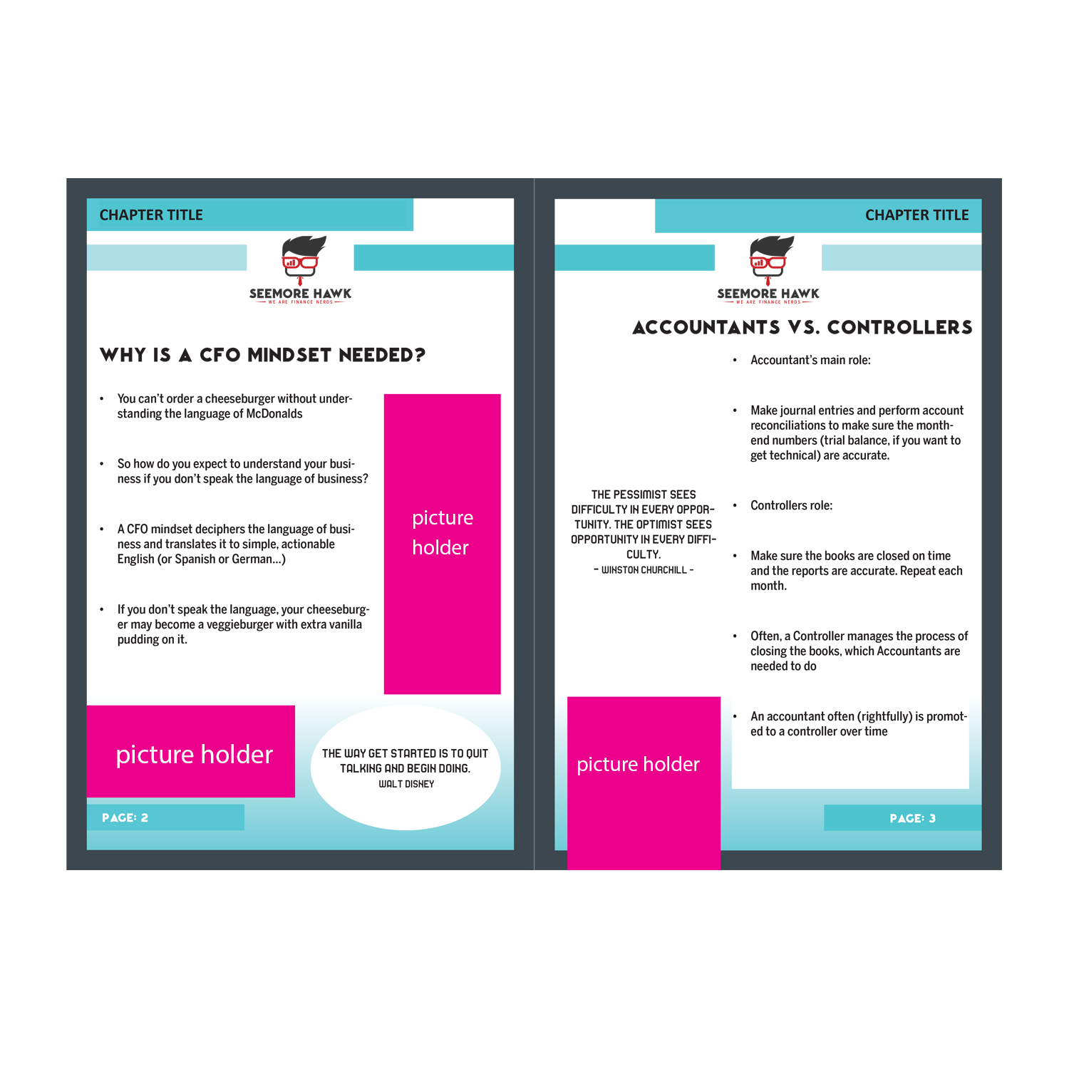 professional bold small business brochure design for cash flywheel