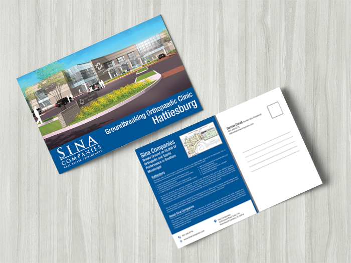 Postcard Design by debdesign for Sina Companies LLC | Design #18466161