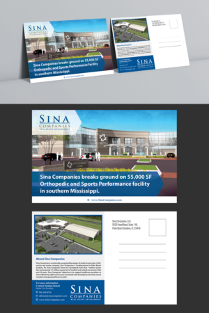 Postcard Design by ecorokerz for Sina Companies LLC | Design: #18465321