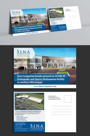 Postcard Design by ecorokerz for Sina Companies LLC | Design: #18475781