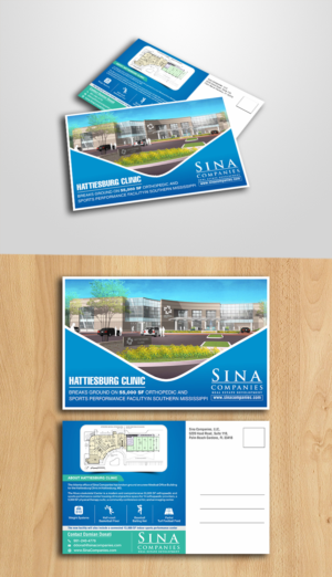 Postcard Design by ecorokerz for Sina Companies LLC | Design: #18477915