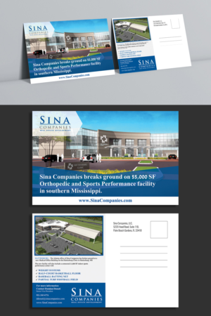 Postcard Design by ecorokerz for Sina Companies LLC | Design: #18590437