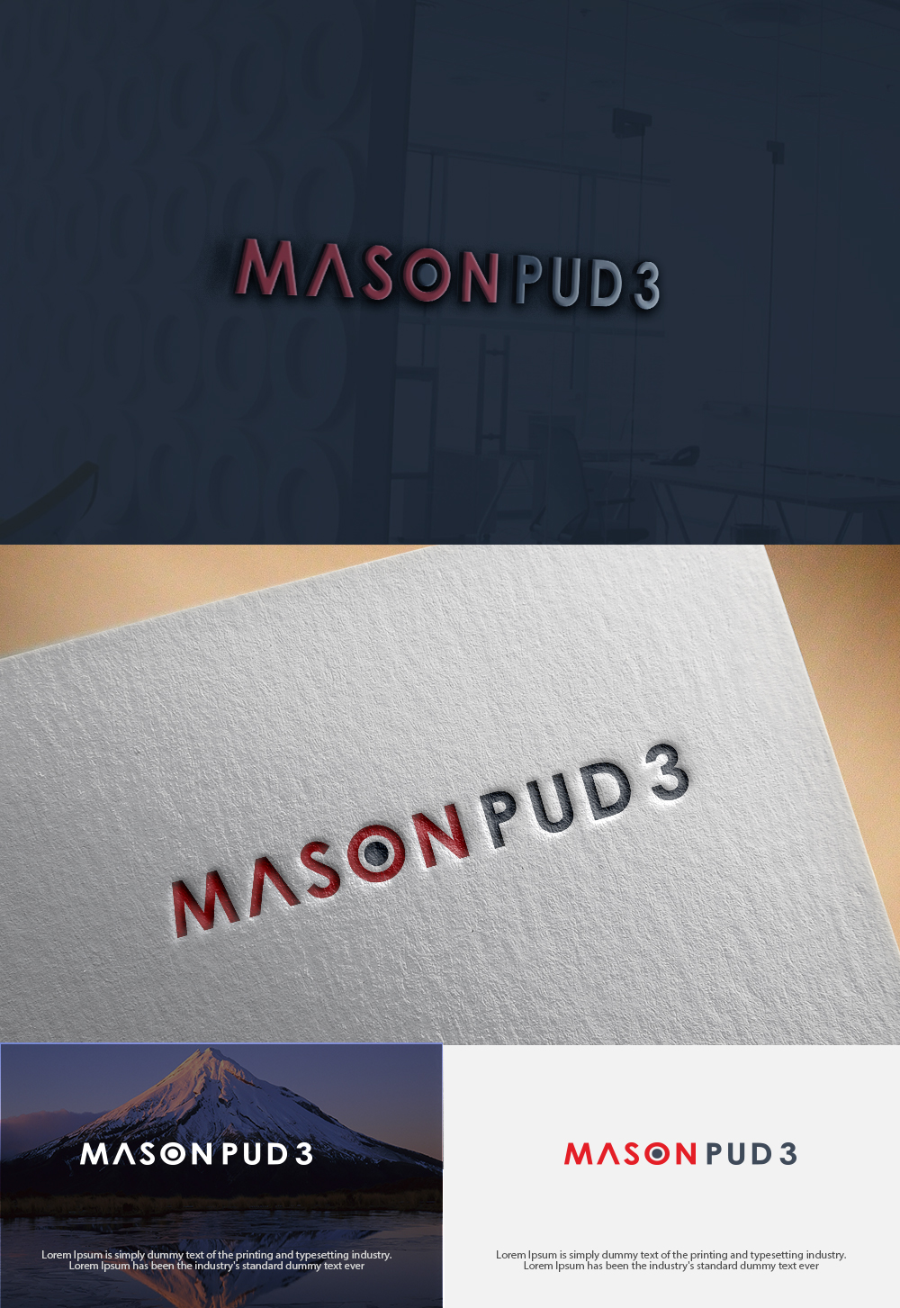 Logo Design by dr ghulam mustafa sahab for Mason PUD 3 | Design #18580927