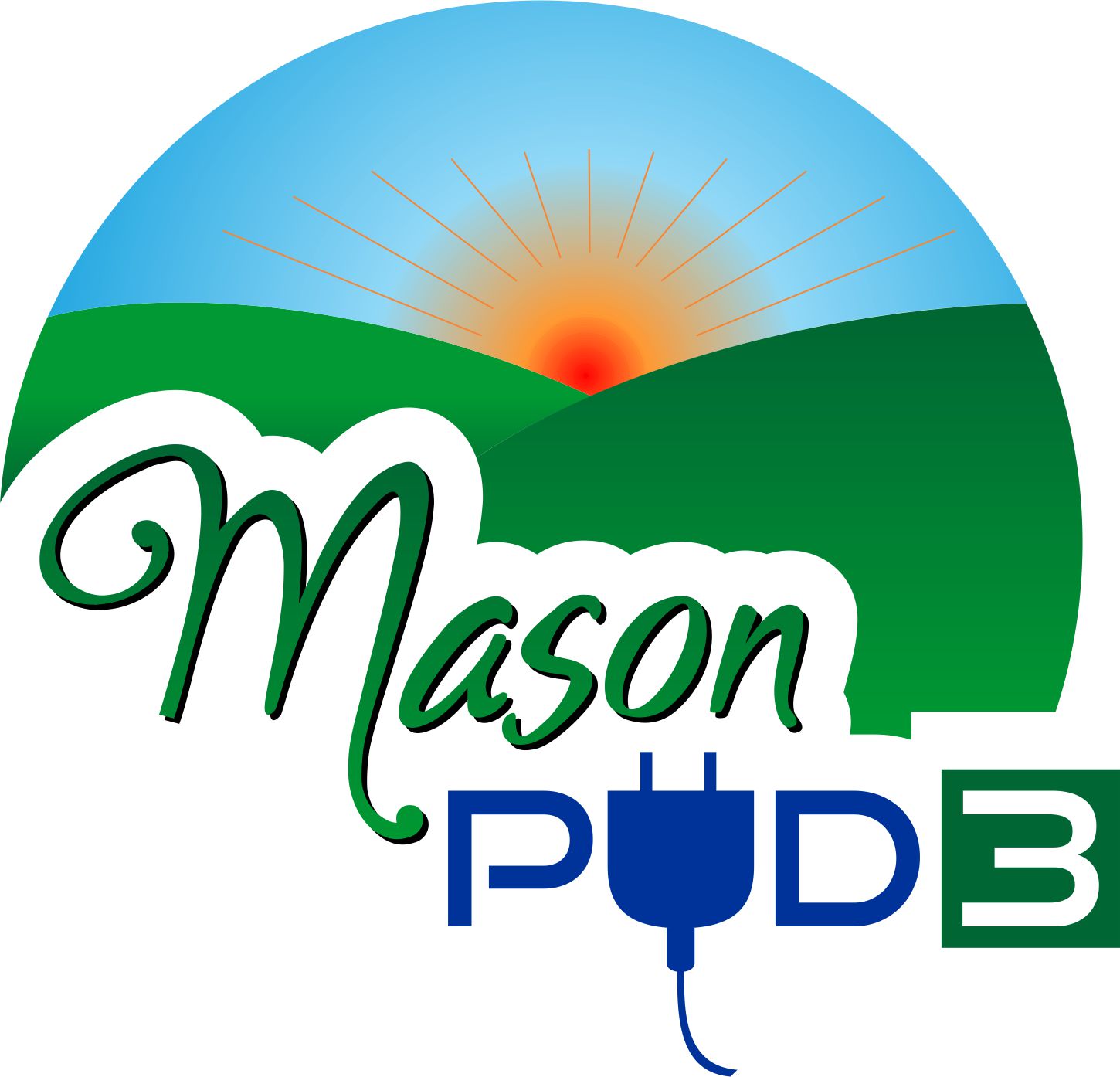 Logo Design by mdezone for Mason PUD 3 | Design #18589400