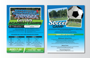 Soccer Camp | Flyer Design by TracyInspires