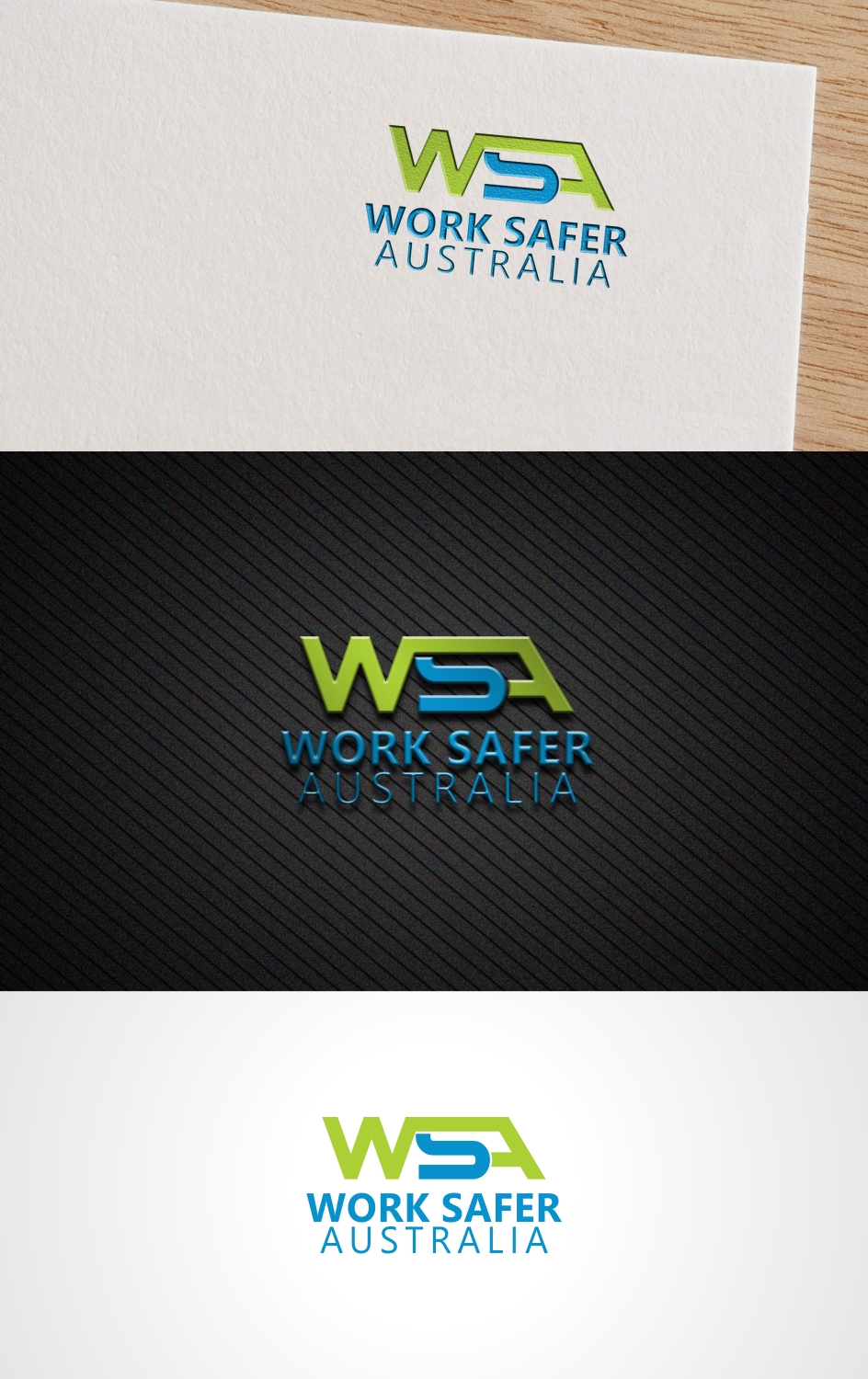 Logo Design by Joenet Jayawarna for Work Safer Australia  | Design #18473200