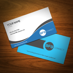 New business card for BF9 Connect, a marketing company. | Business Card Design by normi