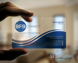 New business card for BF9 Connect, a marketing company. | Business Card Design by SL Designer