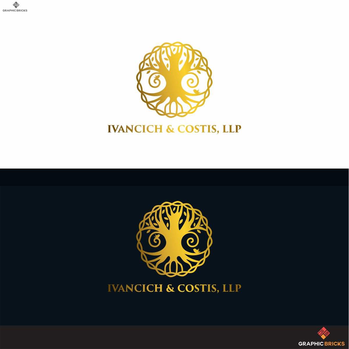 Diseño de Logo por Graphic Bricks para Ivancich & Costis, LLP | Diseño: #18457232