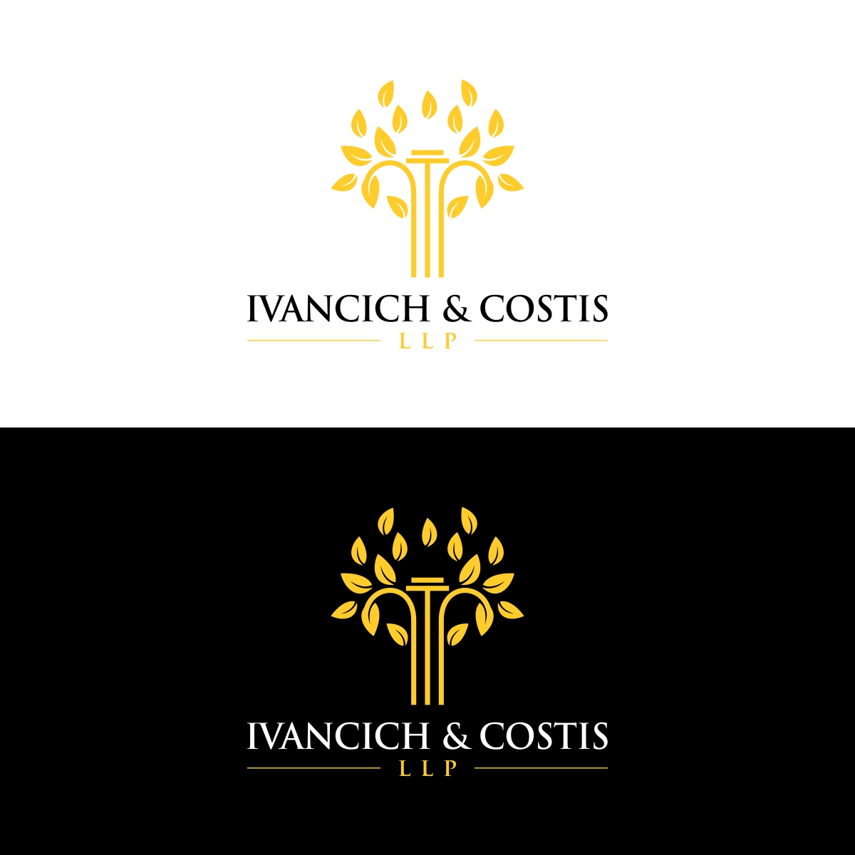 Logo Design by e-graphics for Ivancich & Costis, LLP | Design #18463206