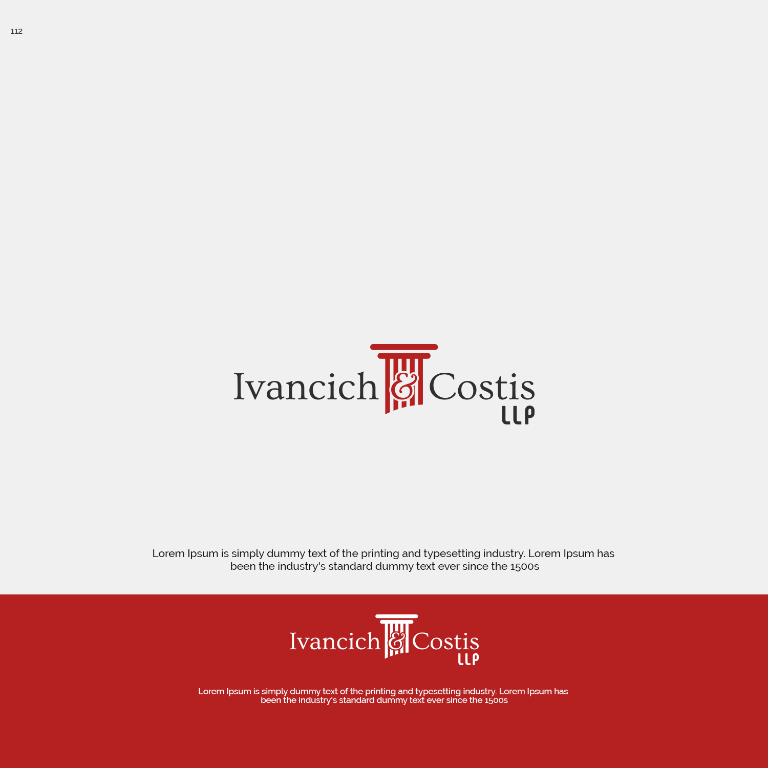 Logo Design by vramar.roy for Ivancich & Costis, LLP | Design #18550597