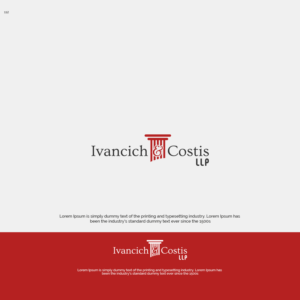 Diseño de Logo por vramar.roy para Ivancich & Costis, LLP | Diseño #18550597
