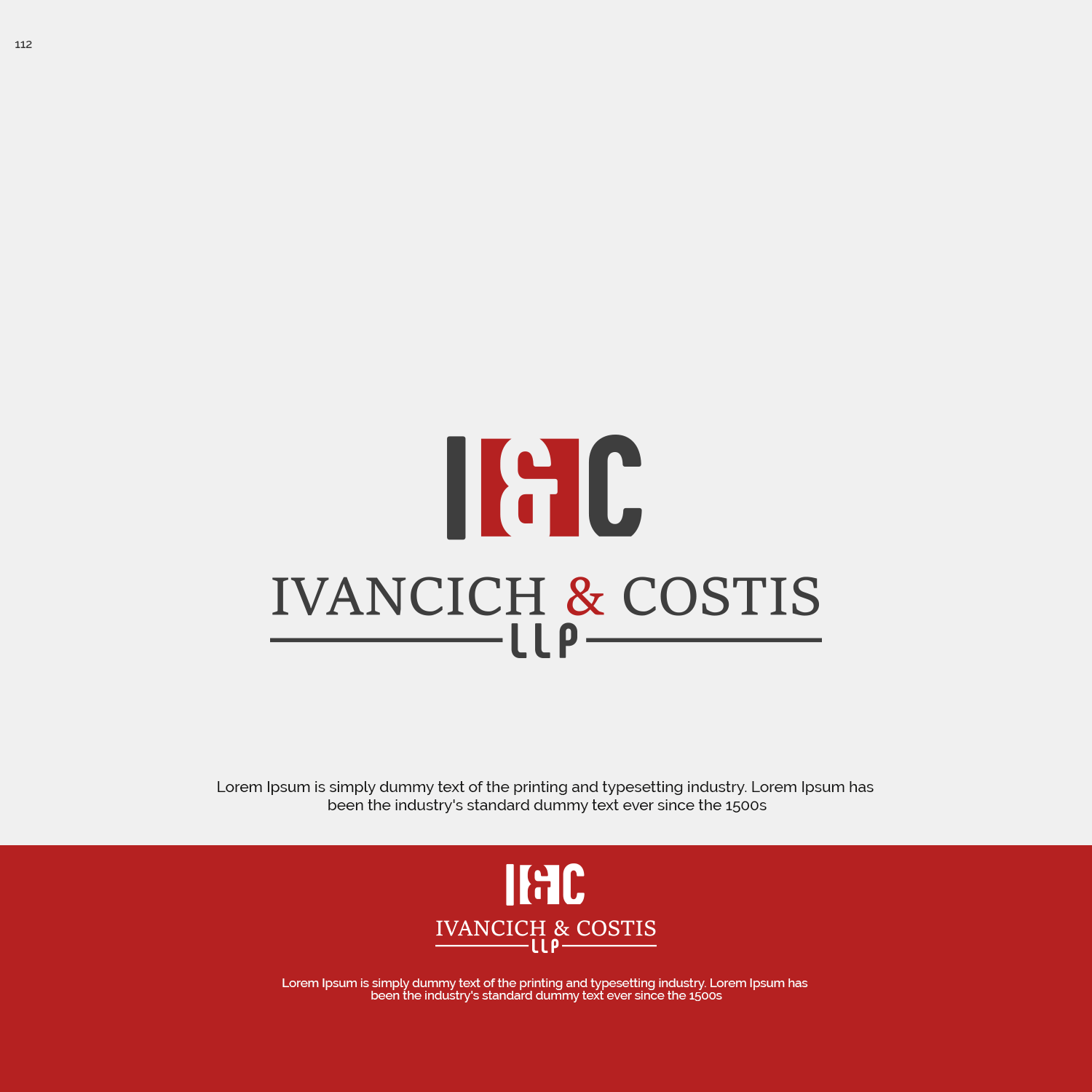 Design de Logo par vramar.roy pour Ivancich & Costis, LLP | Design #18550651