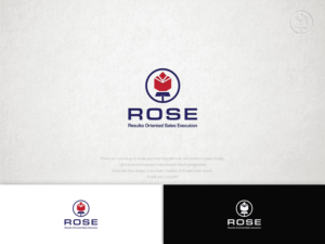 It should reflect both ROSE (the flower) and the sentiment of sales planning, promotional activities for brands in stores, and the blockchain technology orientation of the solution. | Logo Design by Kejo87