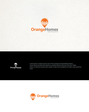 Logo Design by ideaz2050 for Orange Homes | Design: #18472289