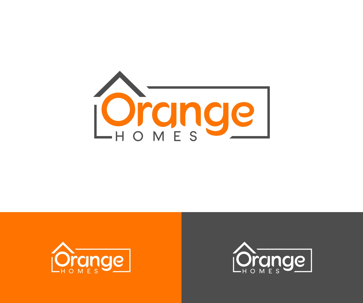Logo Design by Liyana for Orange Homes | Design #18468667