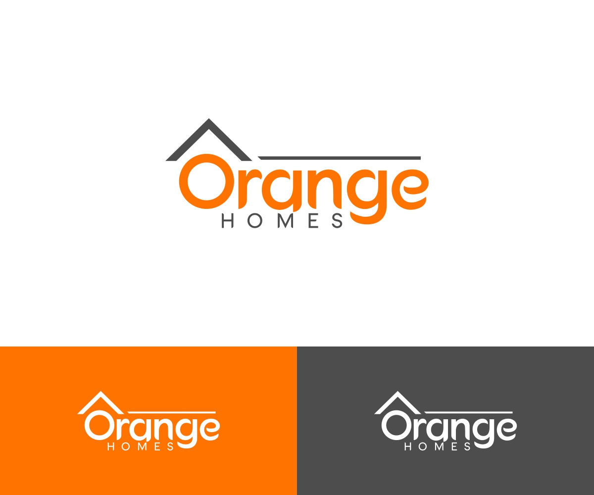 Logo Design by Liyana for Orange Homes | Design #18468668