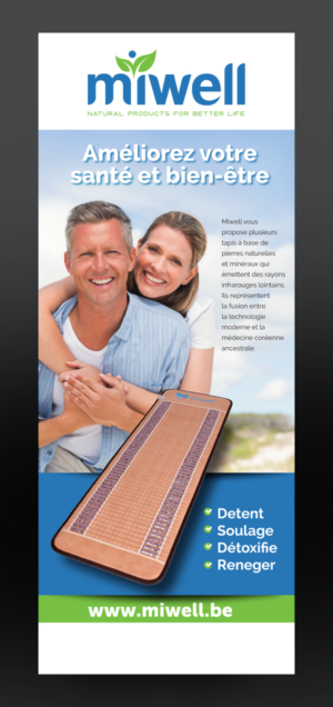 roll up  poster miwell  | Diseño de Flyer por rkailas