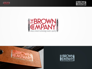 The Brown Company where shock technology meets quality. | Logo Design by ArtSamurai