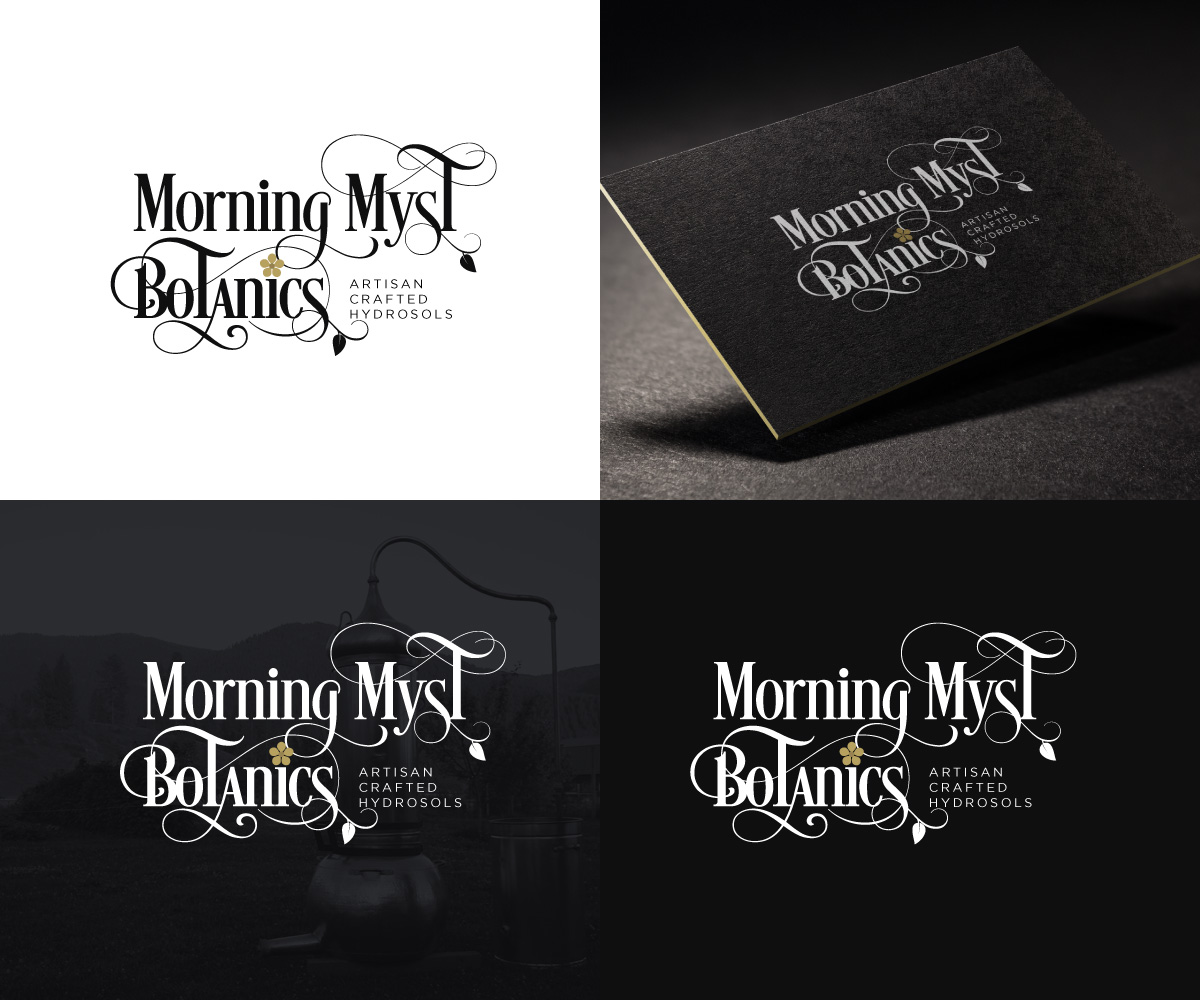 Logo Design by Sergio Coelho for Morning Myst Botanics | Design #18656309