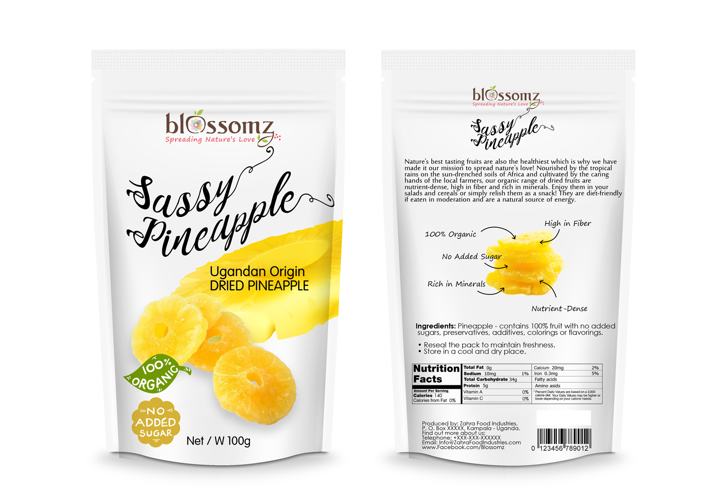 Packaging Design by tarokun for Zahra Food Industries Ltd | Design #18541840