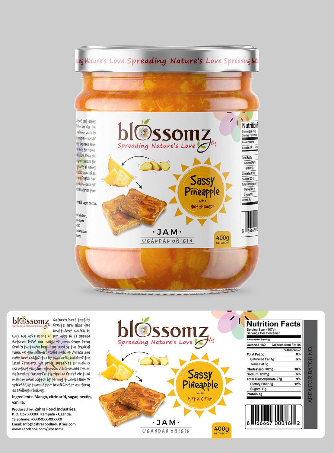 Packaging Design by Vishal Vishwakarma  for Zahra Food Industries Ltd | Design #18539487