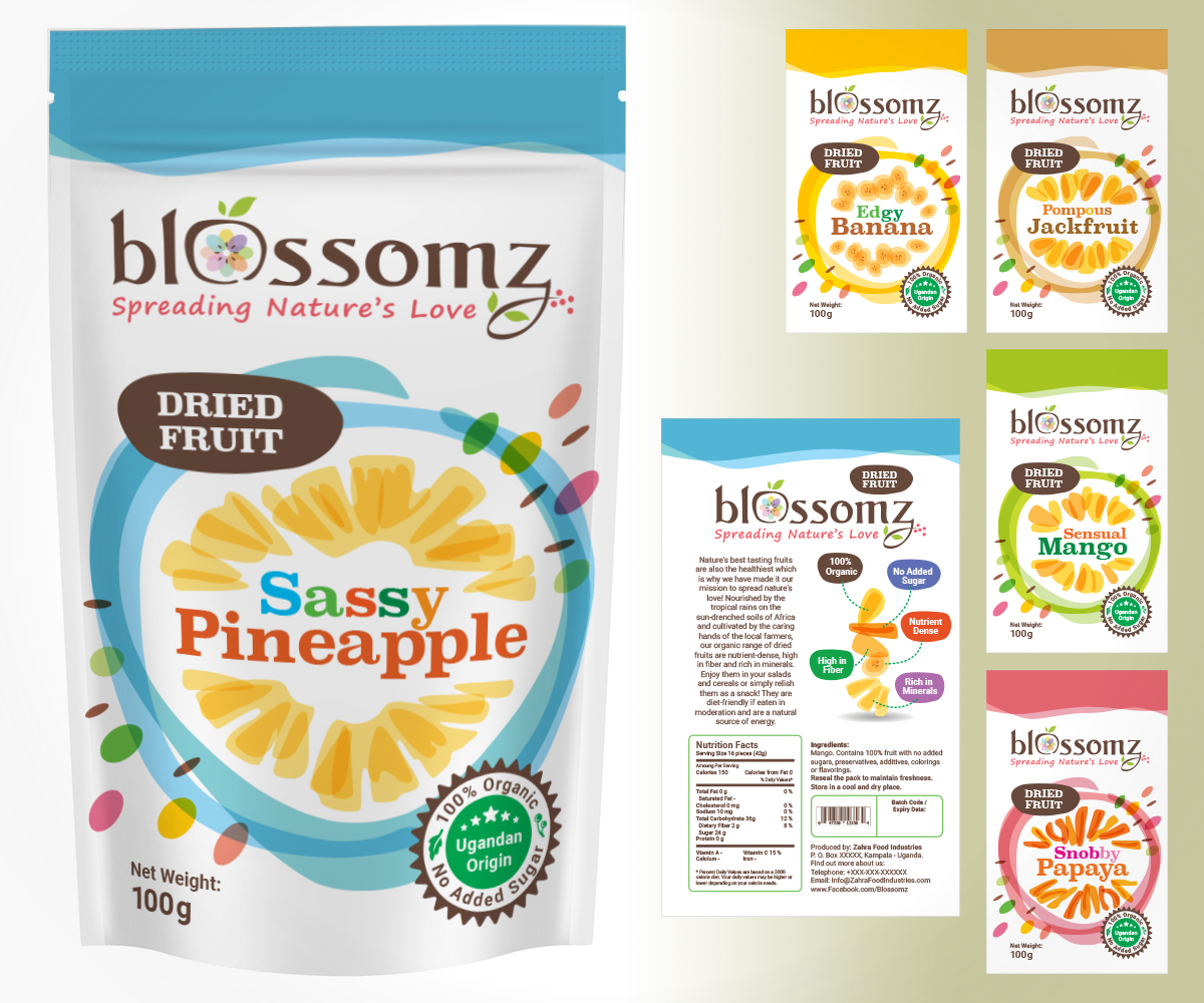 Verpackungs-Design von elbisnopser für Zahra Food Industries Ltd | Design #18622180