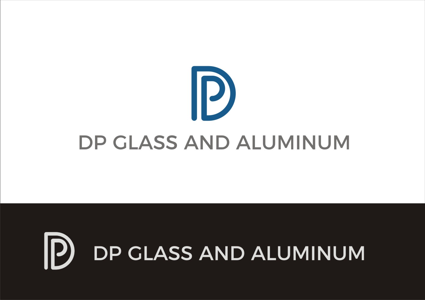 Logo Design by Olivia for DP Glass | Design #18499652