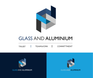 Logo Design by I P Designs for DP Glass | Design: #18488875