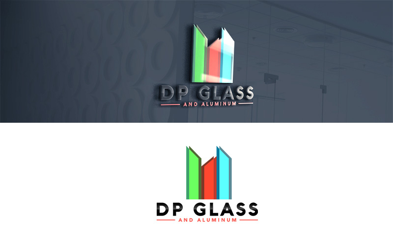 Logo Design by gurudev3 for DP Glass | Design #18492301