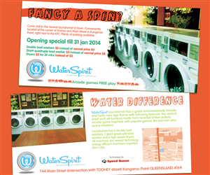 New Laundromat Promotion in local area postcode in Brisbane. | Flyer Design by see why