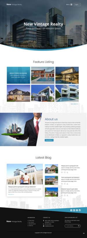 Web Design by pb for New Vintage | Design: #18471298