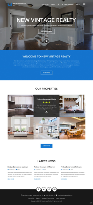 Web Design by pb for New Vintage | Design: #18471305