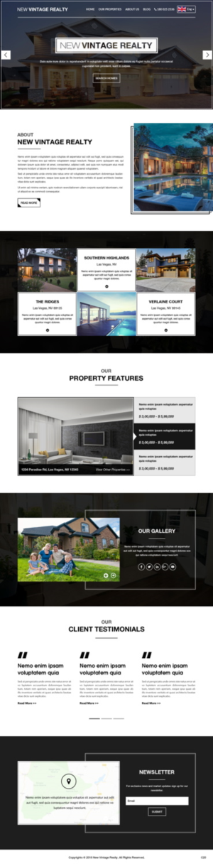 Web Design by pb for New Vintage | Design: #18471311