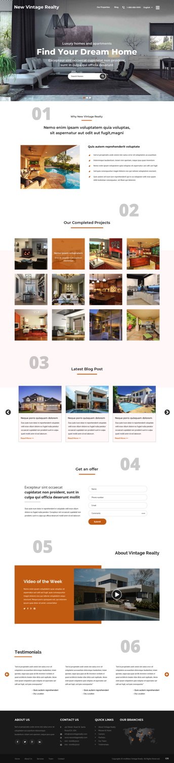 Web Design by pb for New Vintage | Design #18471313